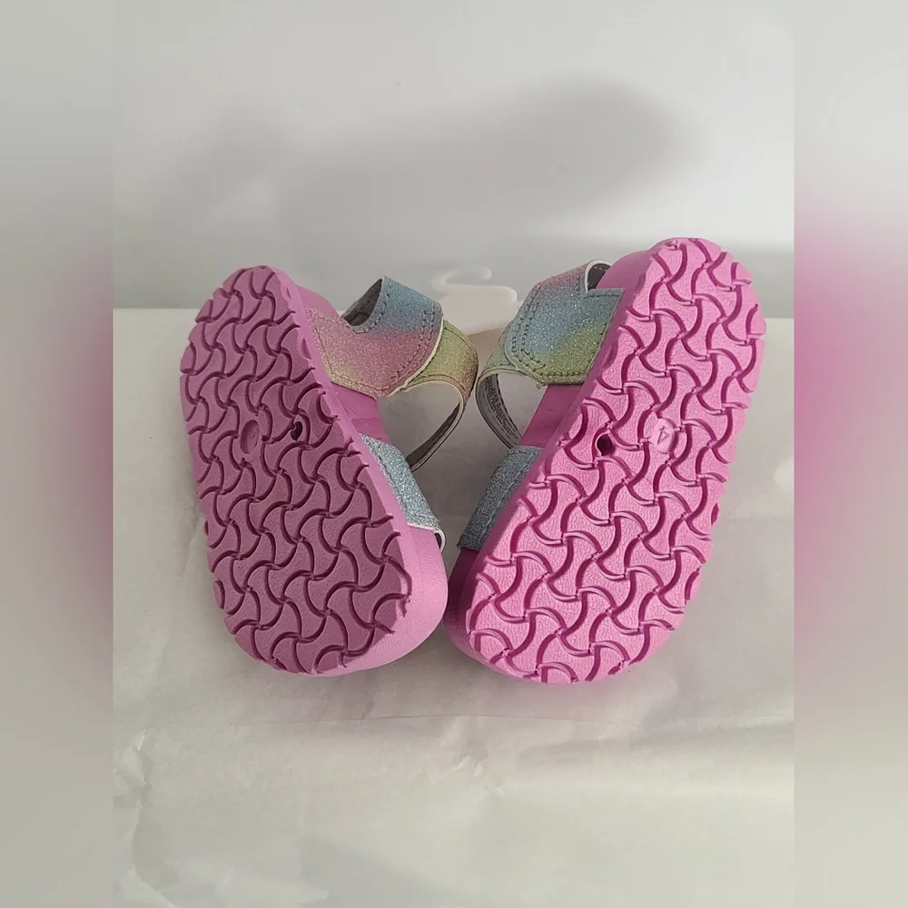 Baby Girl 143 Girls Rainbow Multicolor Sandals Size 4